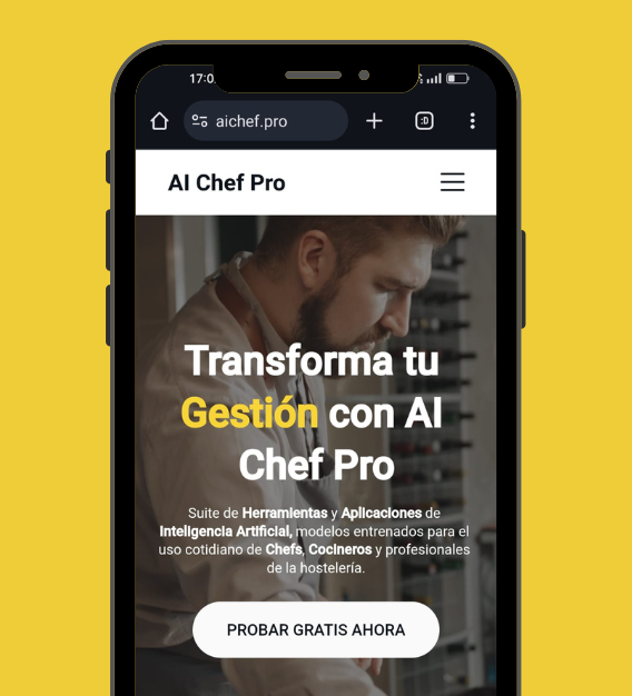 Ai Chef Pro – Suite de Herramientas con Inteligencia Artificial para Chefs y Cocineros