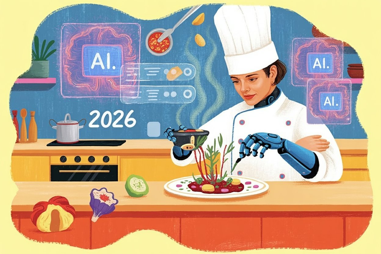 IA Predicciones 2026: 15 Tendencias que Cambiarán la Gastronomía
