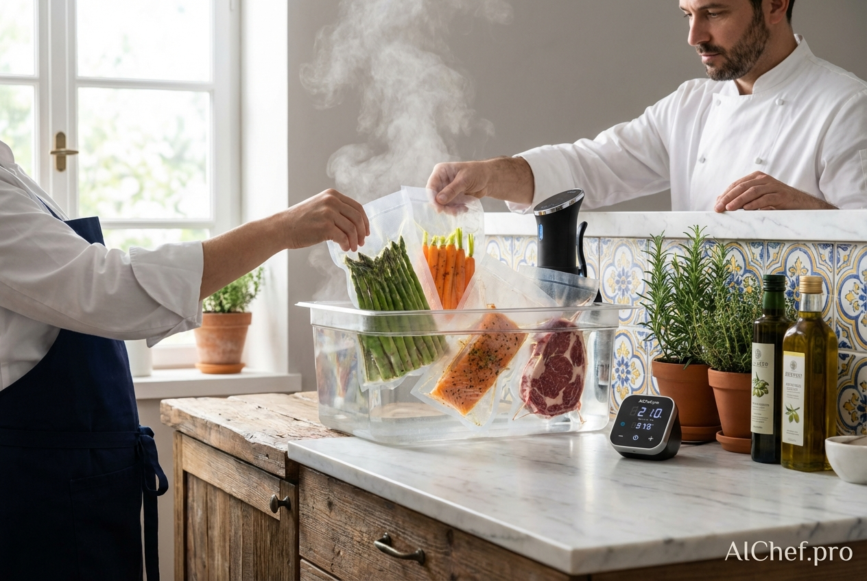 Técnicas de Cocción al Vacío: Preserva Nutrientes y Mejora Texturas con Precisión Profesional