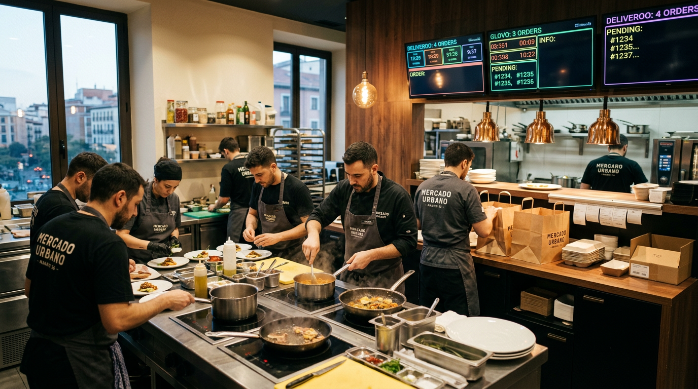 Dark Kitchens con IA: Guía Completa de Rentabilidad 2026